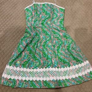 Lily Pulitzer strapless dress